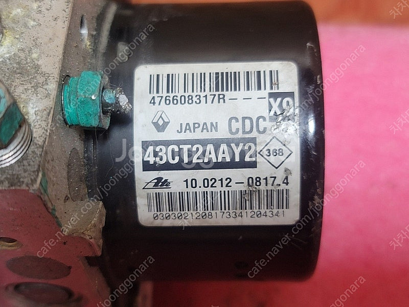 (중고) 올뉴SM7 L47 뉴SM5 L43 호환 중고품 ABS 모듈 (( 키로수미연동제품) 476608317R X9--1